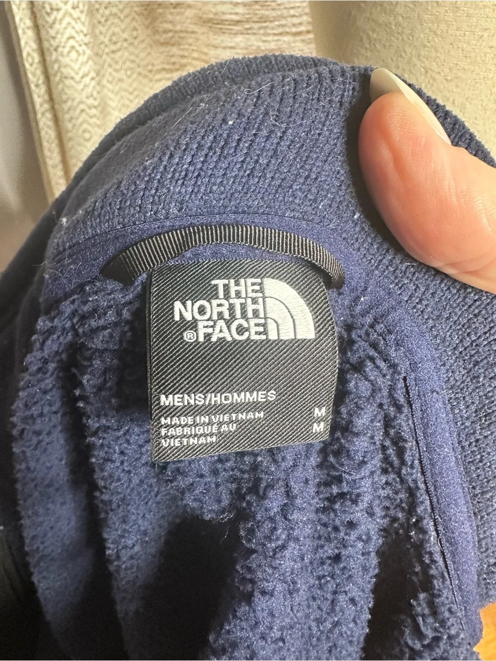 The North Face Gallio Triclimate Sweater Fleece Jacket Navy Blue Men's Size M